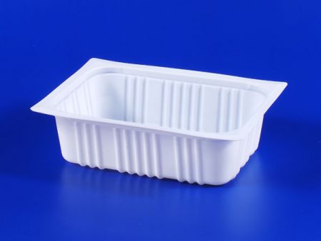 PP微波冷凍食品塑膠680g豆腐封口盒 - PP微波冷凍食品塑膠680g豆腐封口盒