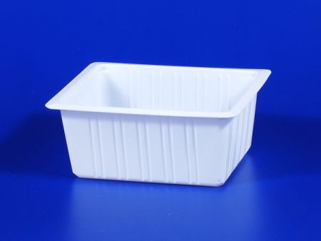 PP微波冷凍食品塑膠700g豆腐封口盒 - PP微波冷凍食品塑膠700g豆腐封口盒