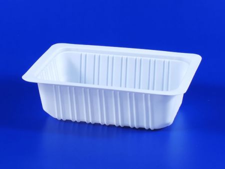 PP微波冷凍食品塑膠800g豆腐封口盒 - PP微波冷凍食品塑膠800g豆腐封口盒