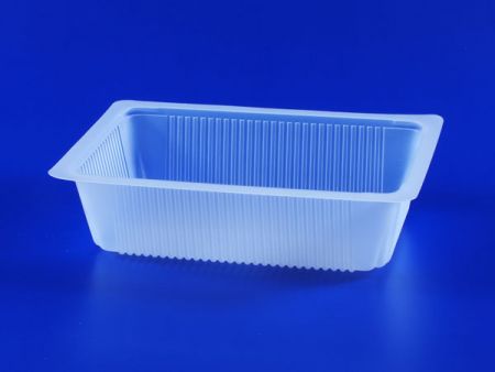 PP微波冷凍食品塑膠930g豆腐封口盒 - PP微波冷凍食品塑膠930g豆腐封口盒