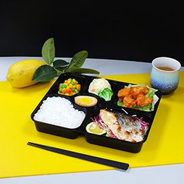 Six Grid Sealed Plastic-PP Lunch Box