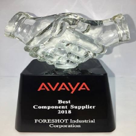 Received an Excellent Vendor Award(Best Component Supplier) from AVAYA.