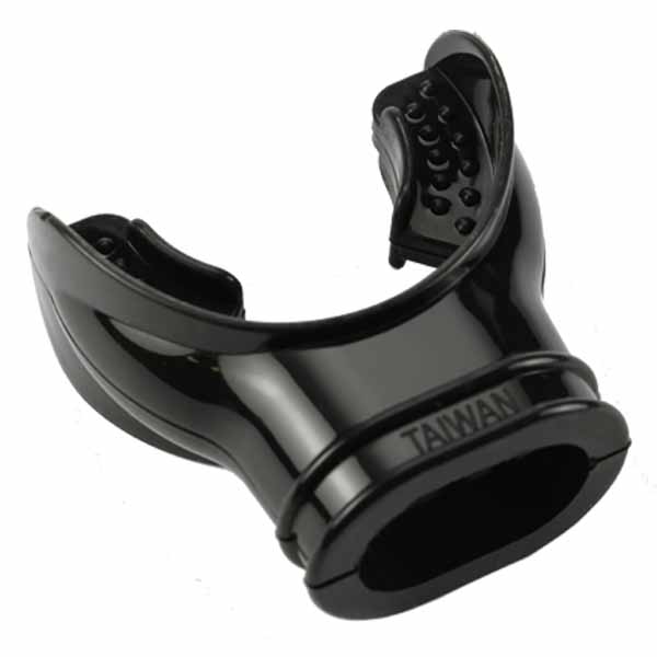 Details about   1 Mouthpiece for Diving Second Stage Black Silicone With Clamp 