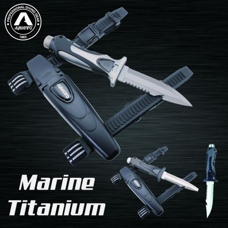 Marine Titanium Tiger Scuba Knife - Marine Titanium Tiger Scuba Knife