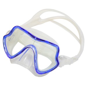 Ett fönster Scuba Mask - MK-600(BL) Scuba Sonrkels mask