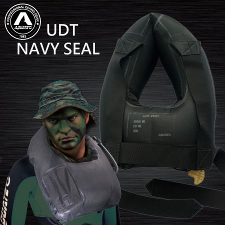 جلیقه نجات شناور UDT/NAVY SEAL - مهر و موم UDT