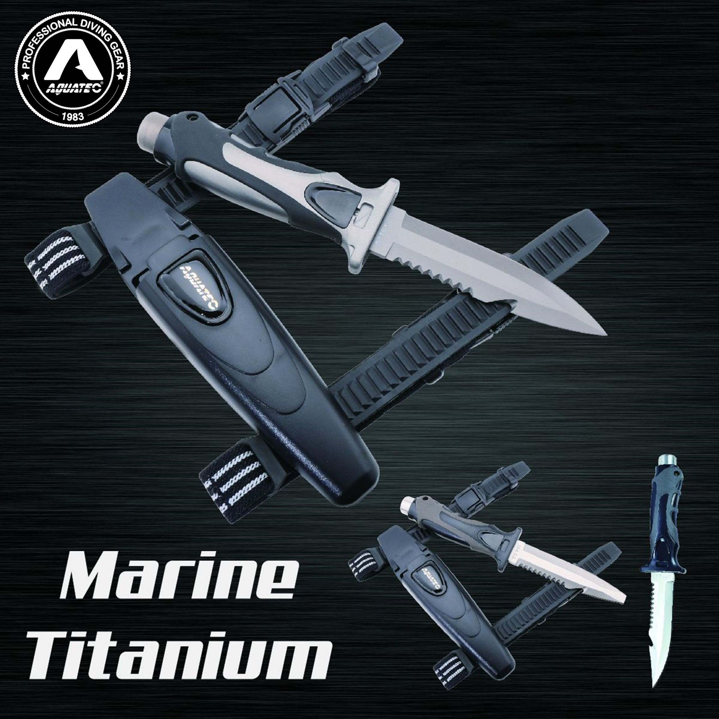 Marine Titanium Tiger Scuba Knife | High-Quality Marine Titanium Tiger ...