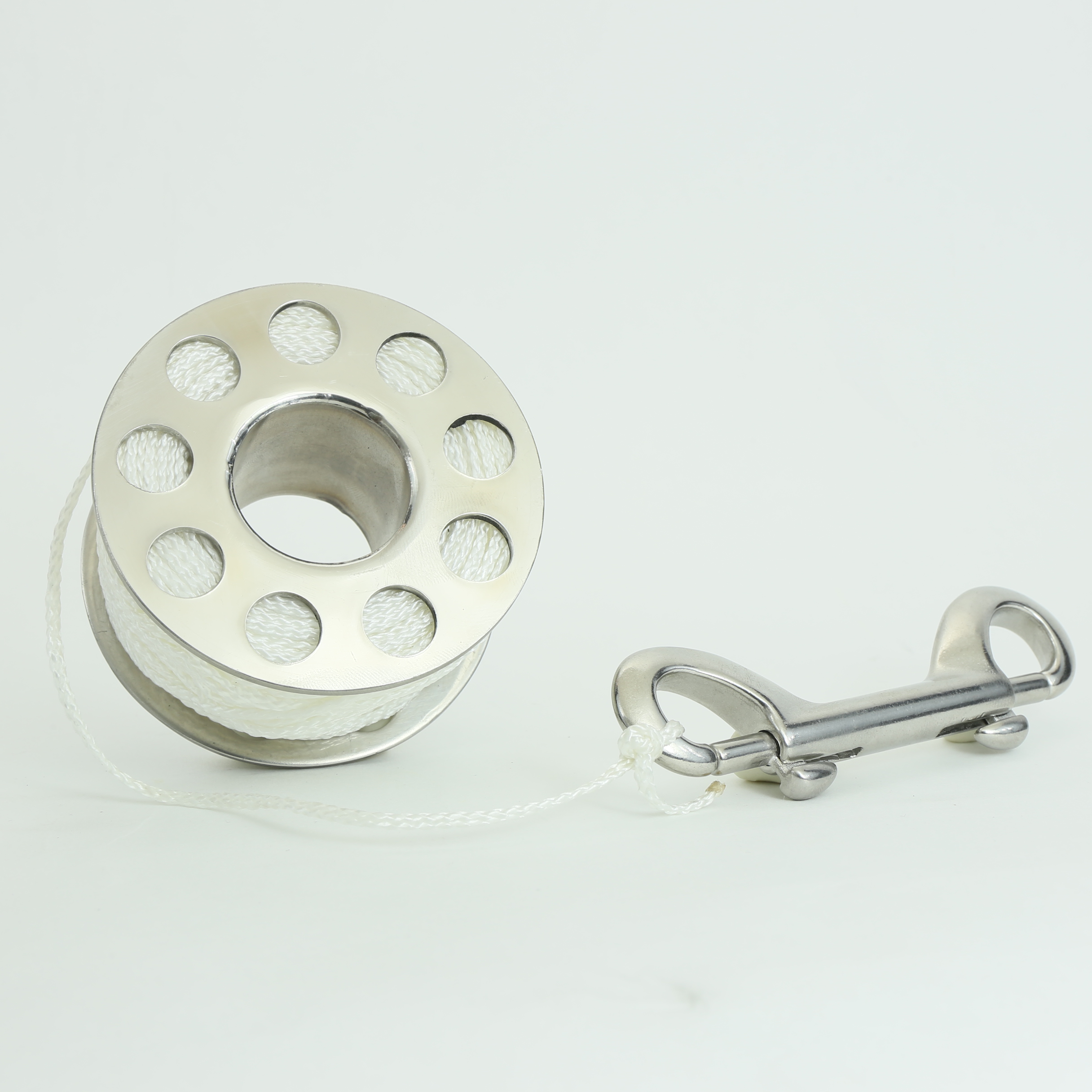XS Scuba Highland Flared Stainless Steel Finger Spool - 100 Ft - Ocean Quest Div