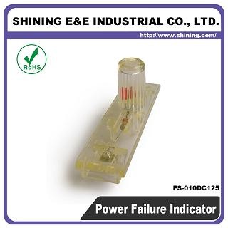 FS-010DC125 125V DC Power Off Failure Fuse Indicator - FS-010DC125 ตัวบ่งชี้ฟิวส์