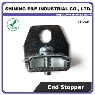 TS-0021 Steel End Bracket For 25mm Din Mounting Rail - TS-0021 25mm Steel End Bracket