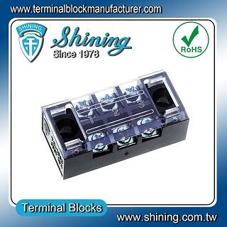 TB-2503 Panel Mounted Fixed Barrier 25A 3 Pole Terminal Block