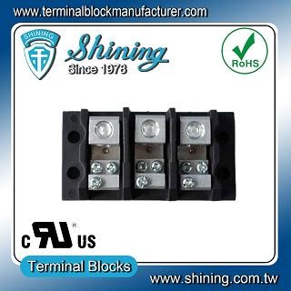 TGP-050-03JHC 600V 50A 3 Pin Power Distribution Terminal Block - TGP-050-03JHC Power Distribution Block