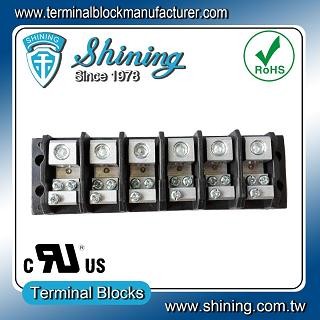 TGP-050-06JHC 600V 50A 6 Pin Power Distribution Terminal Block - TGP-050-06JHC Power Distribution Block