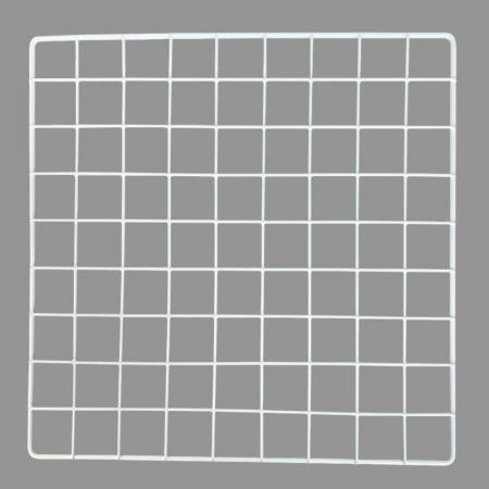 14" x 14" Mini Metal Grid - Mini Metal Grid, White, 14" x 14"
