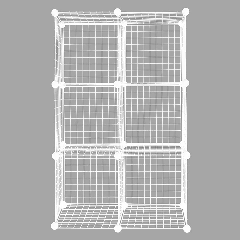 Wire Grid Cubes, DIY Wire Storage Grids Wire Mesh Wall Shelving