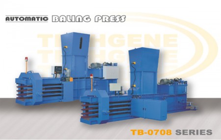 स्वचालित क्षैतिज बेलिंग मशीन TB-0708 श्रृंखला - स्वचालित क्षैतिज बेलिंग प्रेस TB-0708 श्रृंखला