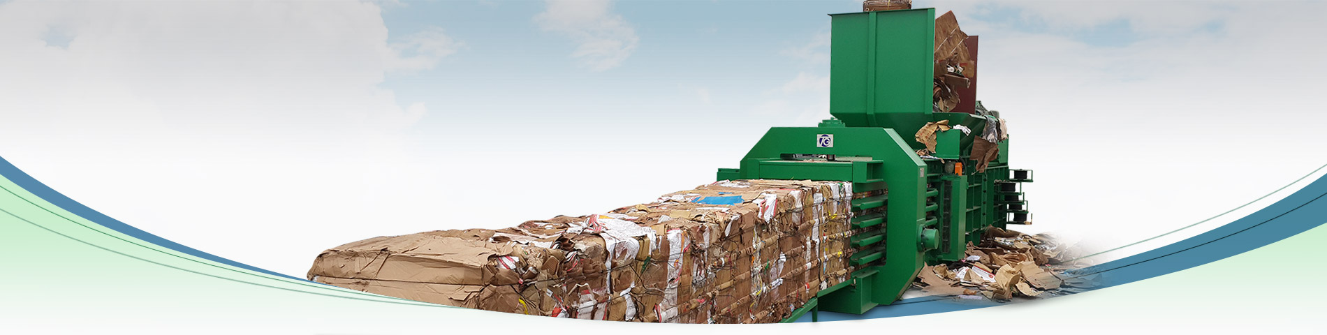 资源回收最需要的大力士 全自动废纸压缩打包机
