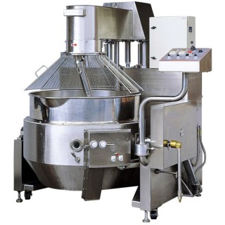 SB-430 Cooking Mixer, SUS#304 Body, Single Layer Bowl, Gas Heating(Auto Ignition) w/Safety Guard