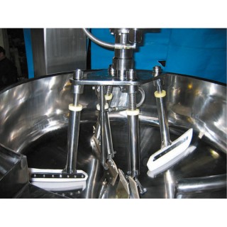 SB-460 Cooking Mixer, SUS#304 Body, Pan, Diesel Heating, w/Customerized Mixing Arm [D-2]