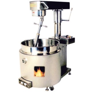 SC-410 Cooking Mixer, SUS#304 Body, SUS#304 Single Layer Bowl, Gas Heating [A]