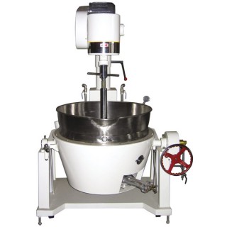 SB-408 Cooking Mixer, Painted Body, SUS#304 Double Jacket Oil Bowl, Gas Heating