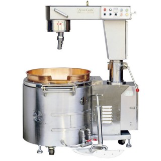 SC-410B Cooking Mixer, SUS#304 Body, Copper Bowl, Auto Tilting, Gas Heating [B-1]