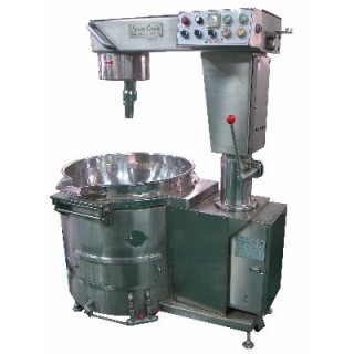 Miscelatore da cucina SC-410B, corpo in acciaio inox n. 304, ciotola a strato singolo in acciaio inox n. 304, inclinazione automatica, riscaldamento a gas [C]