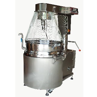 SC-410B Cooking Mixer, SUS#304 Body, SUS#304 Double Jacket Bowl, Auto Tilting, Gas Heating, W/Safety Guard CE [D]