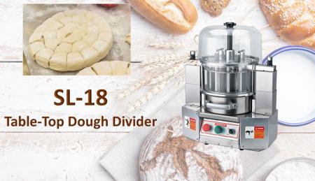 Table-Top Dough Divider - Table-Top Dough Divider is used for dividing pre-weighed dough.