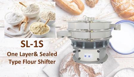 Multi-Layer & Sealed Type Flour Shifter - Multi-Layer & Sealed Flour separator is for shifting materials.