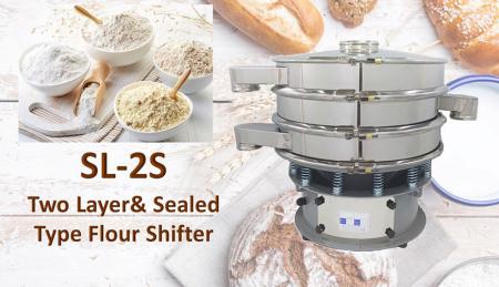 Multi-Layer & Sealed Type Flour Shifter
