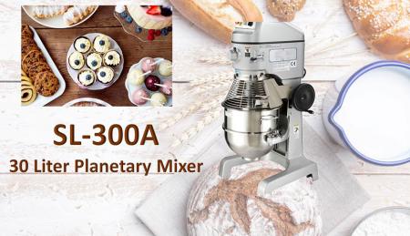 30 Liter Planetary Mixer - Planetary mixer is for mixing ingredients like flour, egg, vanilla, sugar.