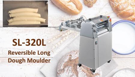 Reversibler langer Teigformer - Reversible Long Dough Moulder wird zum engen Ausrollen von Teig verwendet.