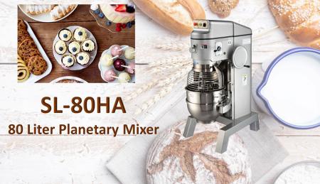 80 Liter Planetary Mixer - Planetary mixer is for mixing ingredients like flour, egg, vanilla, sugar.