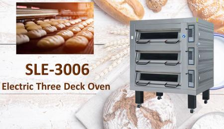Electric Deck Oven - Used for baking breads cookies and cakes with automatic control temperature.