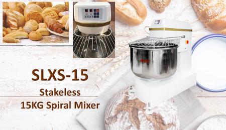 Stakeless 15KG Spiral Mixer
