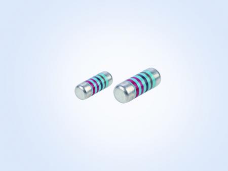 Metallfolie 
    MELF resistor (Impulswiderstand) 0,16 W 2,2 Ohm 1% 50 PPM