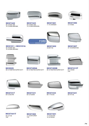 Plastic Chrome Plated Auto Accessories E-Catalog