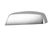 Ford F150 Plastic Chrome Mirror Covers - 09-14 FORD F150 TOP HALF