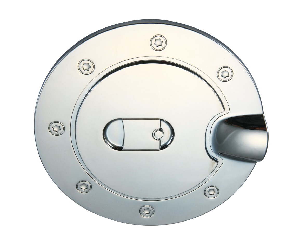 Chevrolet Silverado Chrome Gas Door Cover 1415 SILVERADO 1500 Over