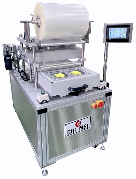 Semi-Auto Vacuum Skin Packaging Machine - Автоматическая вакуумная упаковочная машина, вакуумная упаковочная машина для пищевых продуктов, вакуумная упаковочная машина, термоформовочная машина.