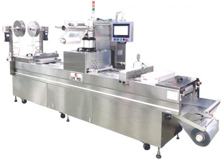 Thermoforming Machine with Skin Function - Automatic vacuum packing machine、food vacuum packing machine、vacuum packing machine、thermoforming machine.