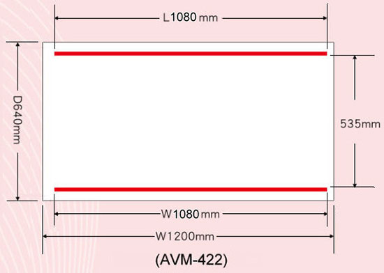 AVM-422 Sealing Beams Position