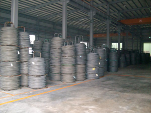 area for steel wire
