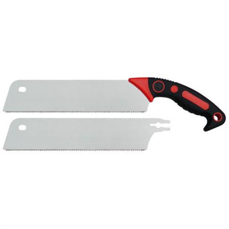 2PC 10.5inch (265mm) Rapid Pull Saw Set - Soteck pull saw with two replaceable saw blades for cross cutting