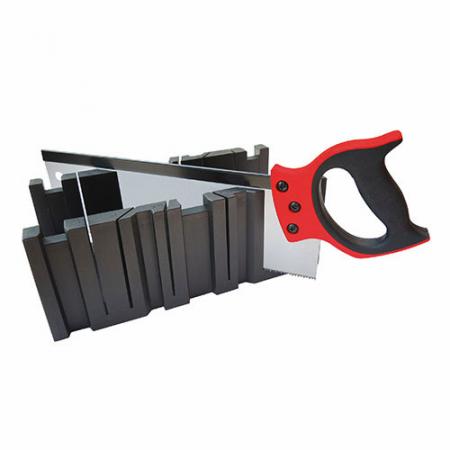 16inch (400mm) Tenon Saw with Miter Box - Tenon Saw with high-impact PP miter box