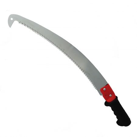 14inch (350mm) Triple Ground Curved Blade Pole Saw - Soteck triple ground tooth pole saw for fast cutting