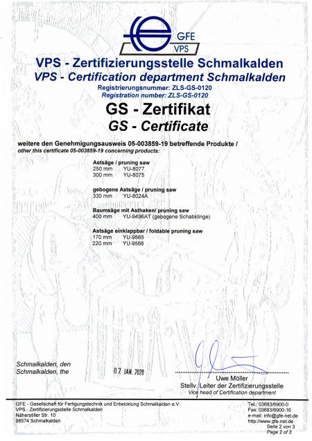 VPS GS-certifikat - del 2