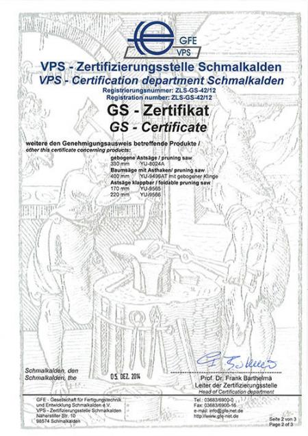 VPS GS-certifikat - del 2