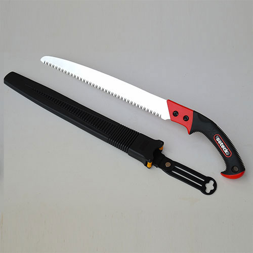Sharp Triple Ground Tooth Pruning Saw with Plastic Sheath Hand Saws